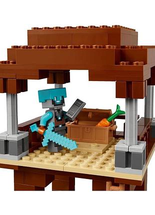 Конструктор lego minecraft аванпост разбойников и опустошитель 6