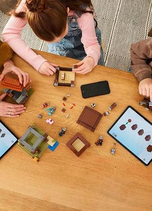 Конструктор lego minecraft аванпост разбойников и опустошитель 9