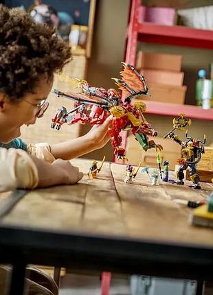 Конструктор lego ninjago дракон-трансформер вайлдфаер 4