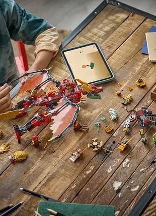 Конструктор lego ninjago дракон-трансформер вайлдфаер 5