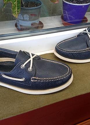 Очень мягкие и легкие  кожаные топсайдеры  "sperry top-sider", оригинал  43 р