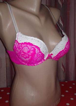 Біло-малиновий бюст 70-75 в