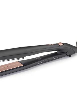 Выпрямитель babyliss steam lux styler, 56вт, темп.режимов-5, 170-210 °c, термо коврик, керамика, черный