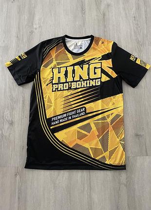 Футболка чоловіча king pro boxing кікбоксинг тайський бокс муай-тай, розмір l