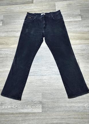 Мужские тёмно-серые джинсы wrangler , размер l-xl .