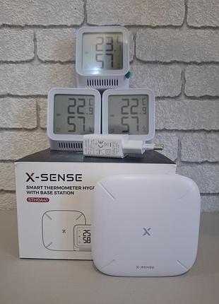X-sense sth0a41 розумний wi-fi термометр-гігрометр (хаб + 3 датчики)