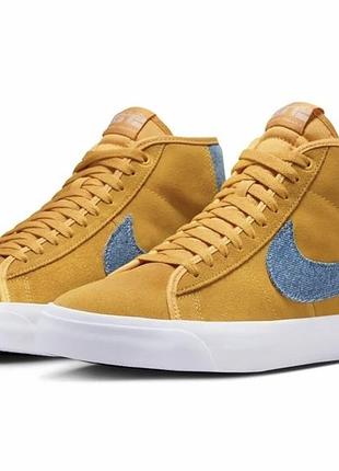 Высокие  кроссовки nike sb zoom blazer, оригинал