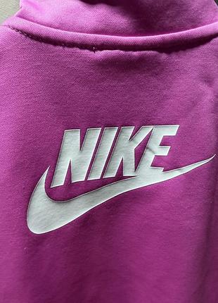 Кофта для дівчинки nike на флісі, рожева 3