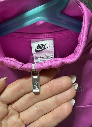 Кофта для дівчинки nike на флісі, рожева 5