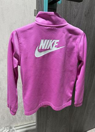 Кофта для дівчинки nike на флісі, рожева 2