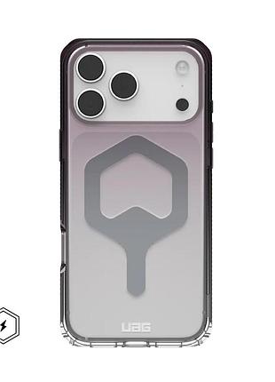 Чохол uag для iphone 17 pro max, plyo magsafe, black/clear ombre
