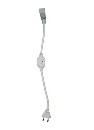Кабель живлення prolum для led стрічки 220v 12мм