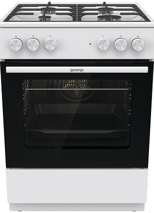 Плита gorenje комбінована, 71л, 60x60см, чавун, білий