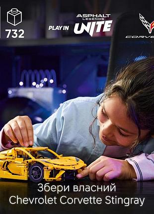 Конструктор lego technic chevrolet corvette stingray 7