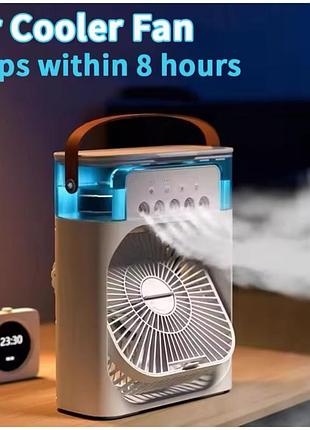 Вентилятор кондиціонер маленький настільний зволожувач spray fan xl