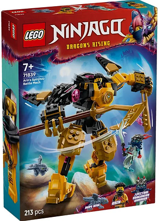 Конструктор lego ninjago боевой робот арин спин-джитса