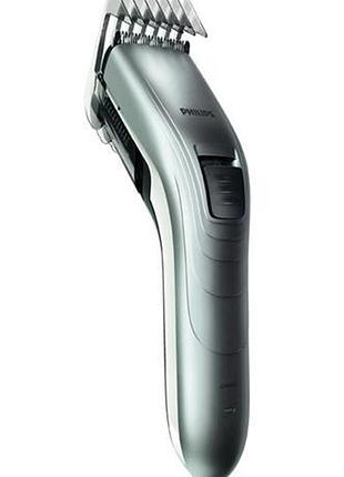 Машинка для стриження philips, акум., роторний мотор, сталь, сріблястий