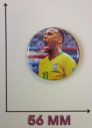 Значок неймар neymar 5,6 см (37185)