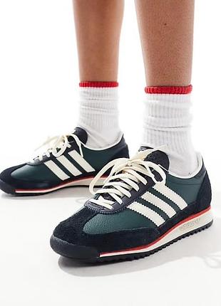 Adidas originals – sl 72 og – кроссовки темно-синего и белого цвета