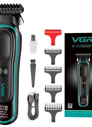 Тример vgr v-250, led-дисплей, 4 насадки