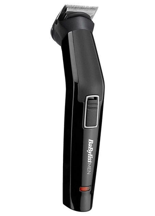 Набор для стрижки babyliss, для бороды, усов, головы и носа, аккум, вибрационный мотор, насадок-6, сталь, черный