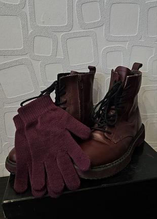 Стильные ботинки zara +подарок 8