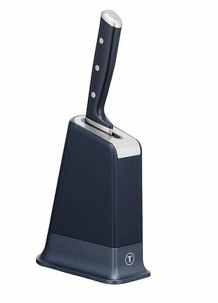 Кухонний ніж шеф-кухаря tefal eversharp, 2предмети, 16.5см, нержавіюча сталь, бакеліт, чорний