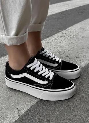Vans, замшеві кеди на потовщеній підошві, р.38