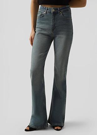Джинси bootcut висока посадка синій cher 17