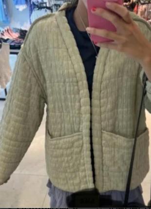 Куртка стьобана від zara