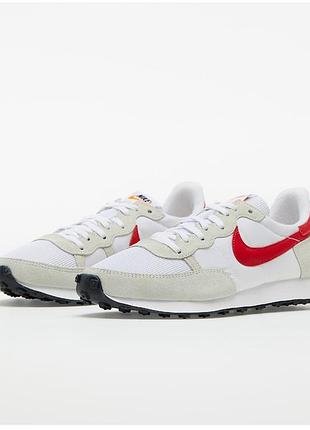 Кросівки чоловічі nike білі з червоним, розмір 42.5 (27 см)