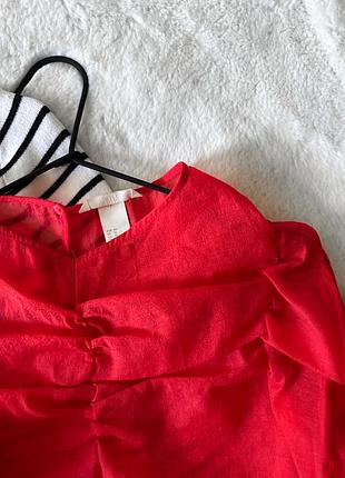 Красная блуза h&amp;m 2