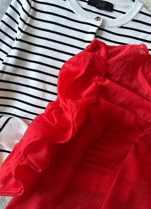 Красная блуза h&amp;m 5