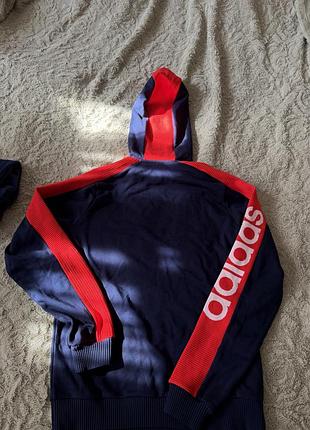 Спортивний костюм унісекс adidas синій з червоним