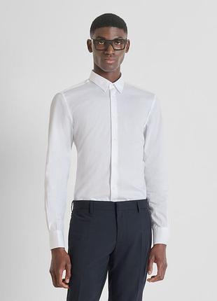 Нова чоловіча біла сорочка antony morato (slim fit), l