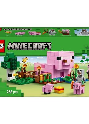 Конструктор lego disney – дом для поросят, развивающая игра для детей 7+ (21268)