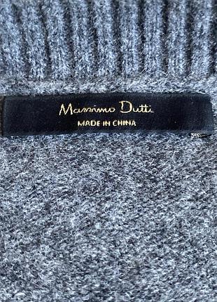 Вовняний кардиган massimo dutti, 8