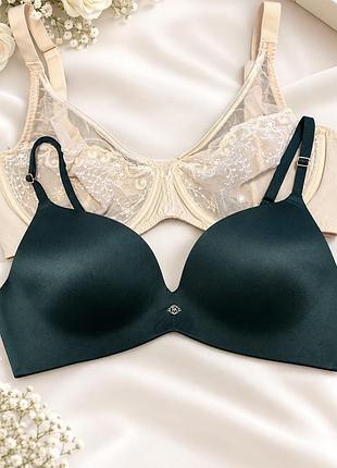 Жіночий бюстгальтер victoria's secret смарагдовий