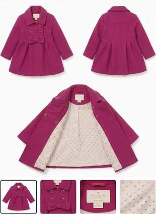 Пальто для дівчинки kate spade фуксія 92р