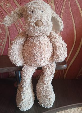 М'яка іграшка собака jellycat, бежевий, середній