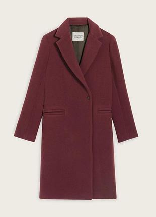 Пальто средней длины из смесовой шерсти claudie pierlot . цена на сайте  £549.00