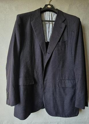 Люксовый мужской пиджак luciano barbera sartoriale (hand made in italy)размер 56