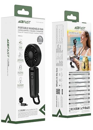 Вентилятор acefast folding handheld fan black ( ) 2