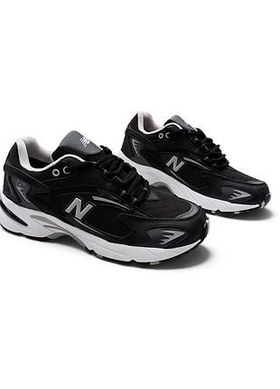 Термо кроссовки new balance 725 черные (унисекс)❄️