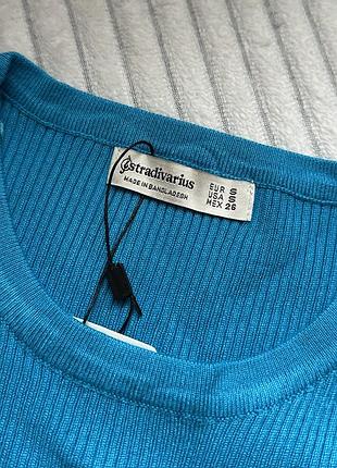 Джемпер жіночий stradivarius бірюзовий 5