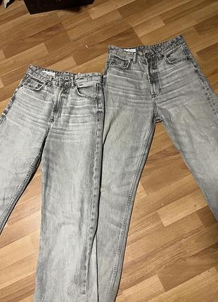 Джинси жіночі zara сірі розмір s