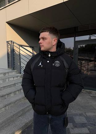 Чоловічий пуховик jordan × psg puffer jacket