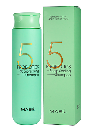 Шампунь від лупи з пробіотиками masil 5 probiotics scalp scaling 300 мл