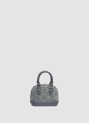 💎 louis vuitton nano alma bag denim monogram