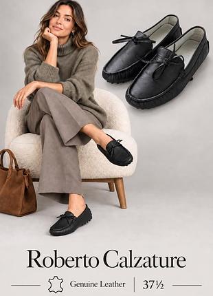 Roberto calzature кожаные мокасины / лоферы, 37½(23,5 см)